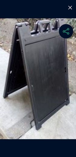 Plasticade signicade deluxe a frame sign