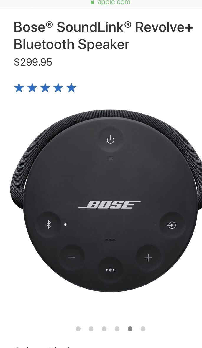 Bose SoundLink Revolve Wireless Speaker with 360° Sound and Hardshell Case - Black
