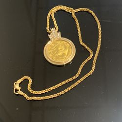 Panda Coin Necklace / $1,100 
