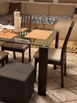 dining table and glass premium