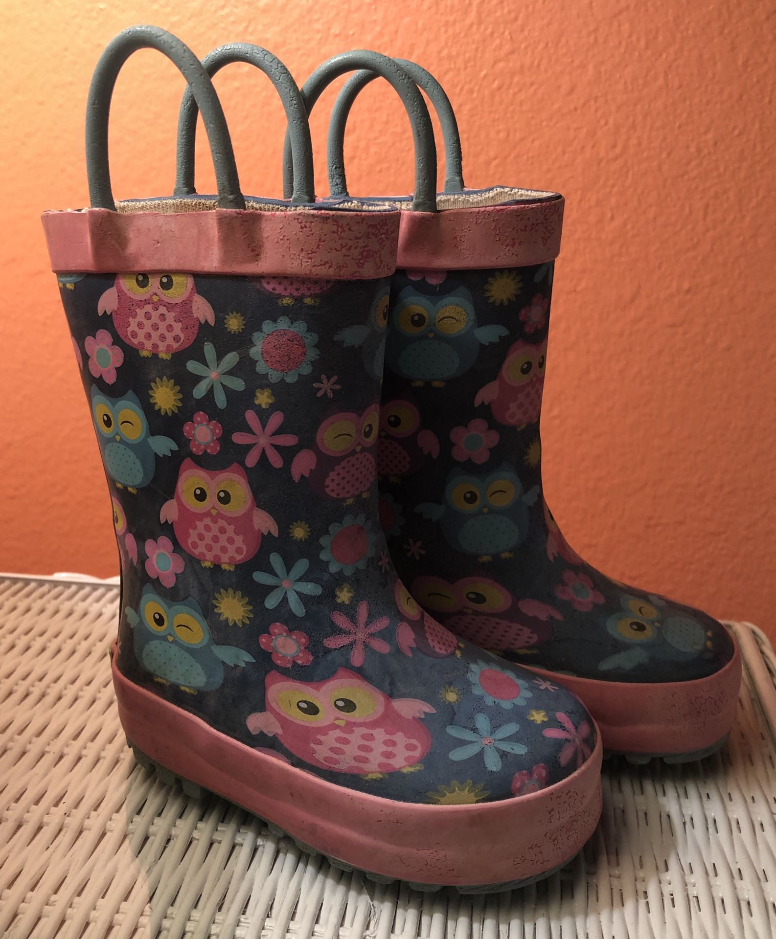 Rain Boots Toddler Girl Size 5
