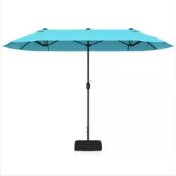 Extra Large 13 ft Patio Umbrella, Double-Sided 
