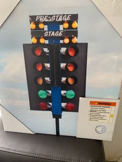 Racing pre stage with lights batteries included