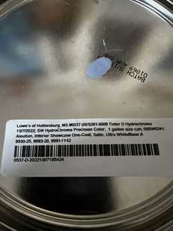 Gallon Of Blue Paint