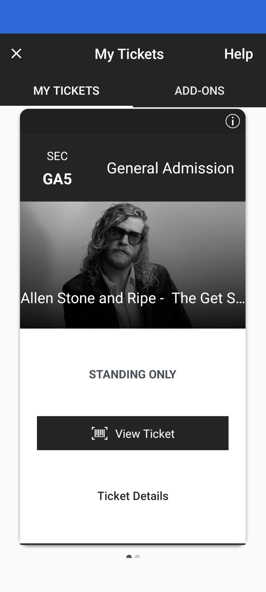 Allen Stone@ The House Of Blues. Anaheim