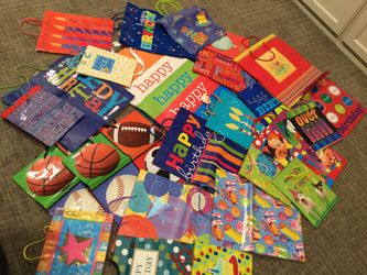 NEVER wrap anything again! Over 125 gift bags!