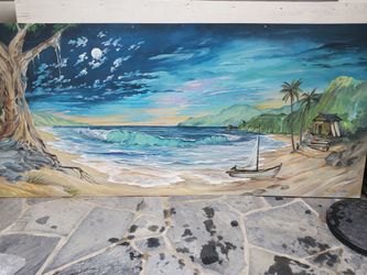 Painting Original Signed Art 4x8