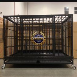 Dog pet Cage Kennel Size 48 With Grid And Tray New In Box 📦 