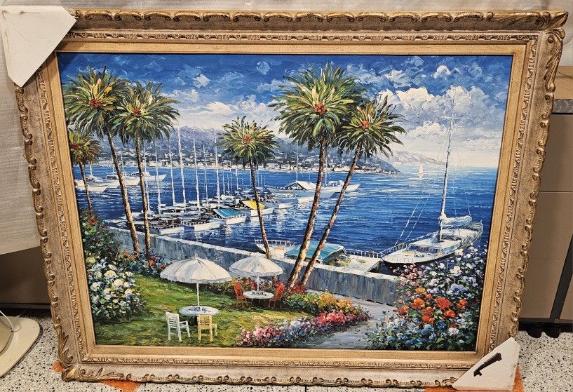 Beautiful Genuine Oil Painting Signed 36x48