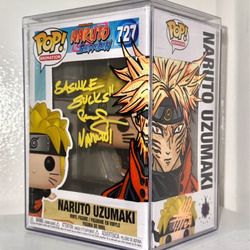NARUTO UZUMAKI Signed Funko Pop Custom Design
