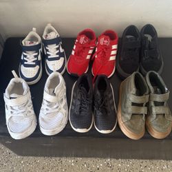 Fairly New Boy, Shoes, Size 10 And Up.   10 Each !!!! 