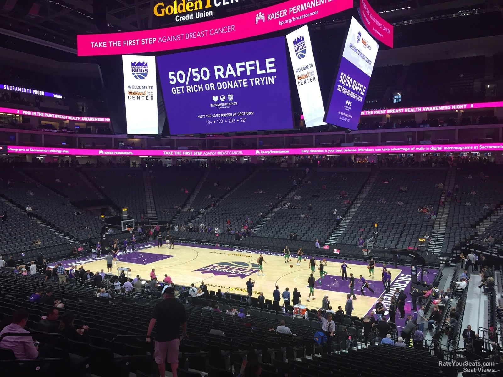 Hornets vs Kings 12/19 *Lower level*