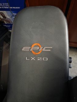 EPIC LX20 Incline bench with heavy duty floor mats