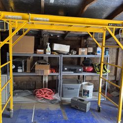 6 Foot Scaffolding. Two For Sale Stackable.