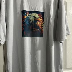 American Flag With Eagle T-shirt 