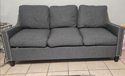 Grey sofas
