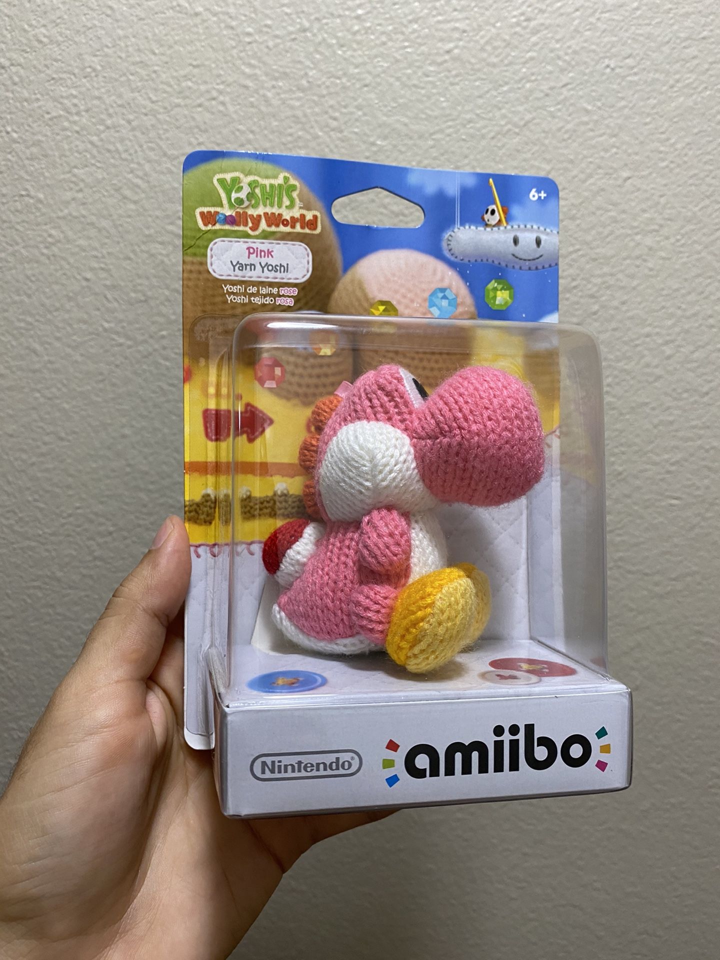 Pink Yarn Yoshi Amiibo Nintendo