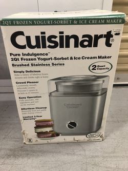 Cuisinart ice cream maker
