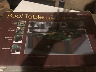 Pool Table table top billiards