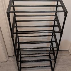 Like New 5 Shelf Shoe Rack 
