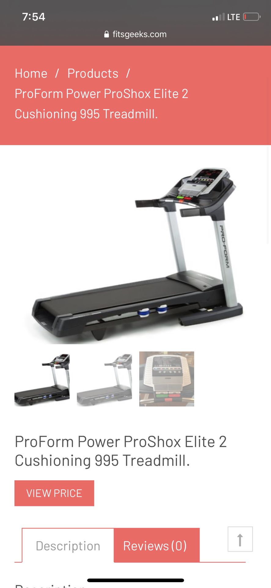 ProForm Power ProShox Treadmill