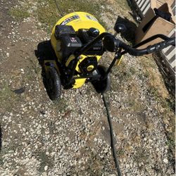 Champion Power Equipment 160 MPH 1300 CFM 224 cc Walk-Behind Gas Leaf Blower with Swivel Front Wheel