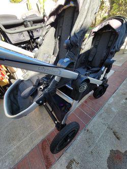 Baby Jogger City Select Double Stroller with Second Seat - Great Condition