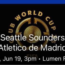 Seattle Sounders FC  Vs Atletico De Madrid 