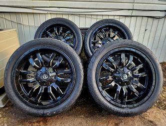 22" Fuel Rims with All terrain tires