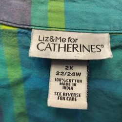 Liz&Me For Catherines Blouse 2x