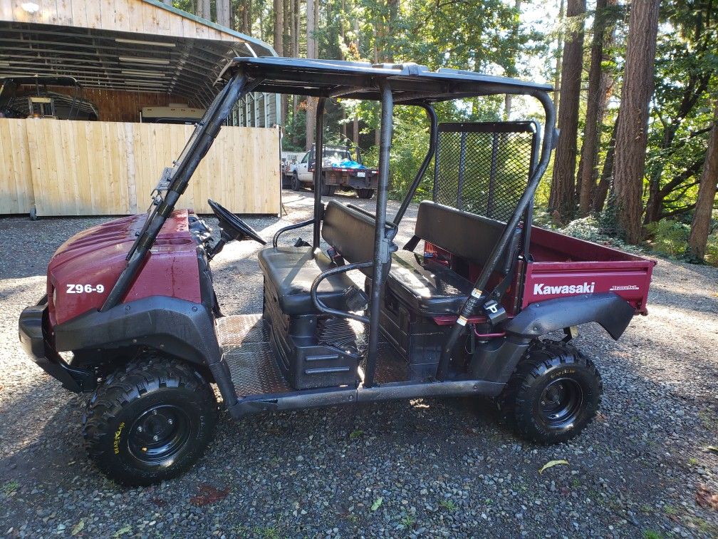 2009 Kawasaki mule 4010 trans 4x4 diesel