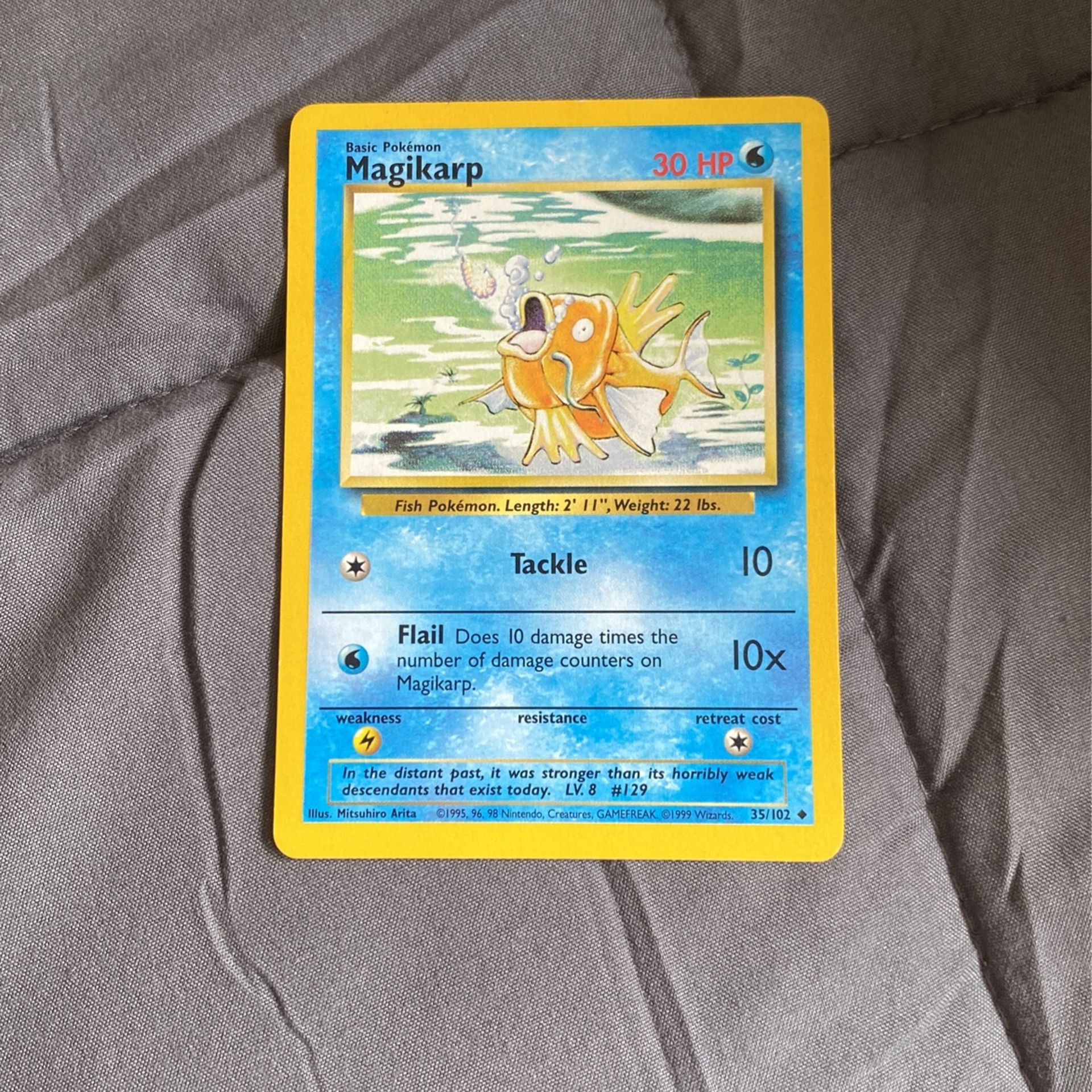 Original Magikarp Pokemon Card