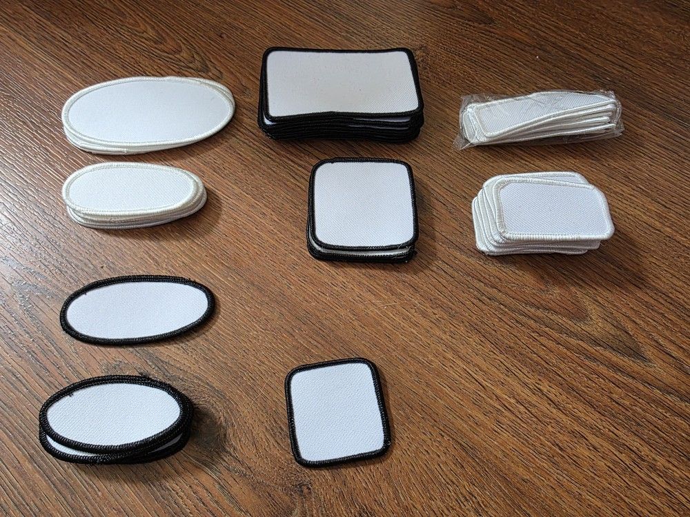 50 Assorted Sublimation Badges