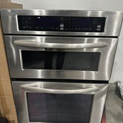 Kitchen Aid Microwave And Oven Attached