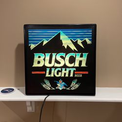 Rare Busch Light Sign Thumbnail