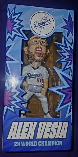 LA Dodgers Alex Vesia 2x World Champion Bobblehead SGA 2026