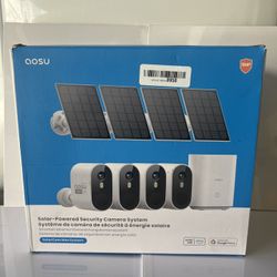 AOSU Solar Security Cameras Wireless Outdoor