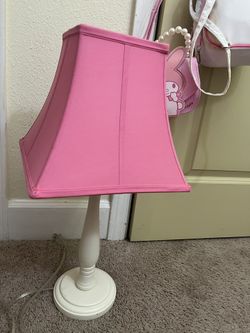 PINK LAMP FOR KIDS ROOM & GIRLS ROOM DECOR 