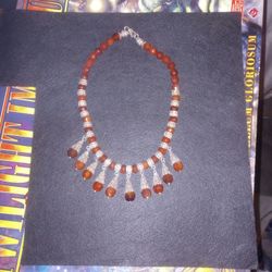 Antique Egyptian Carnelian Crystal Necklace**Rare 