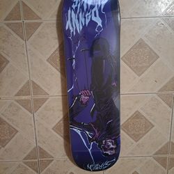 SIREN SKATEBOARDS DANNY GLUSKIE PRO MODEL THE EVIL LOGO SKATEBOARD DECK SIZE 8.1
