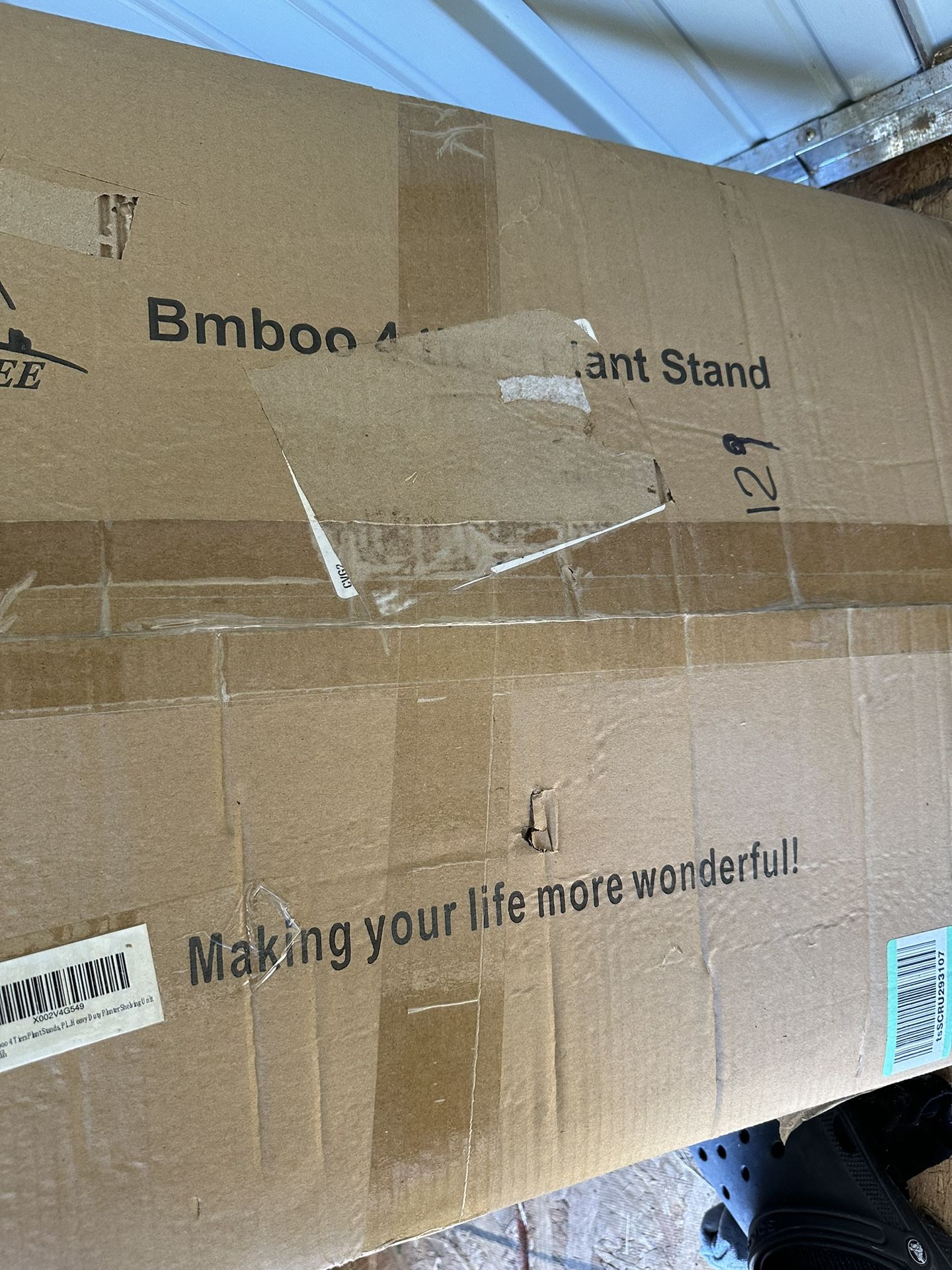 Bamboo Plant Stand
