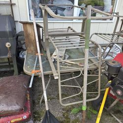 Free 40" Square Patio Table And Chairs