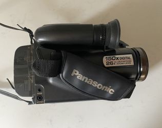 panasonic 150x digital palmcorder vhsc