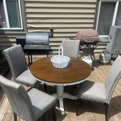 Wood Table and Chairs