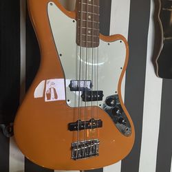Fender Player Orange Jaguar Bass