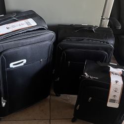 New 3 Pc Luggage 