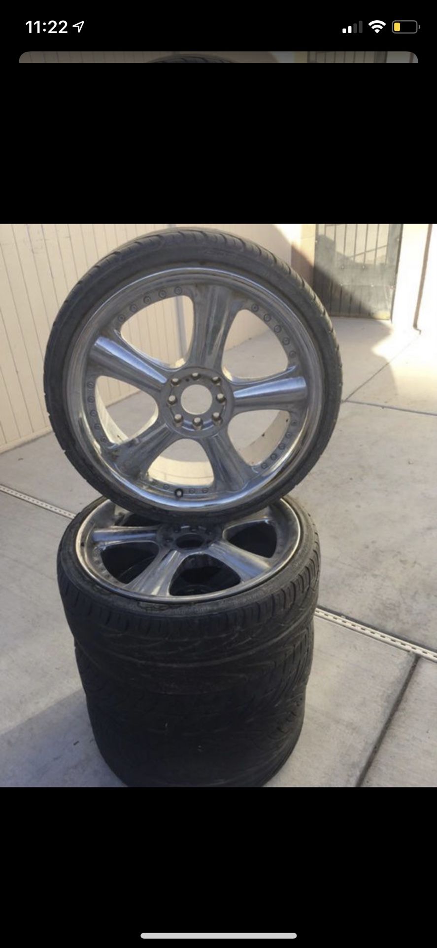 18 'Rims They were used on a Honda but are universal