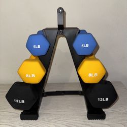 Dumbbell Set w/ Rack
