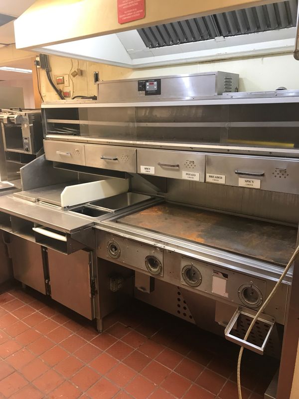 Flat Top Grill with prep cooler comboWe also carry used restaurant