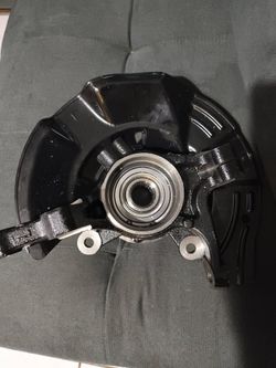 Front Steering Knuckle & Wheel Hub Bearing Assembly Pair - Hyundai Sonata 2011-2013 OBO (New)